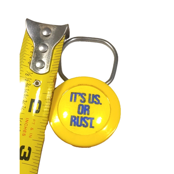Ziebart It's Us Or Rust Vintage Collectable Keychain - Picture 4 of 4